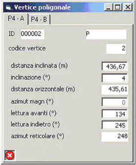 Sezione P4-A del programma INFOR2 (fonte: archivio ISAFA) Sezione P4-A del programma INFOR2 (fonte: archivio ISAFA)